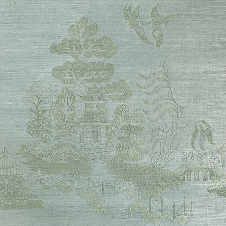 BRUNSCHWIG & FILS P8020108.13.0 LA PAGODE MIST Wallpaper - Eade's Wallpaper
