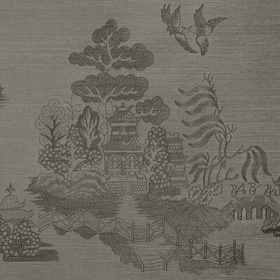BRUNSCHWIG & FILS P8020108.821.0 LA PAGODE IRON Wallpaper - Eade's Wallpaper