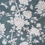 BRUNSCHWIG & FILS P8020109.35.0 LES PIVOINES TEAL Wallpaper - Eade's Wallpaper