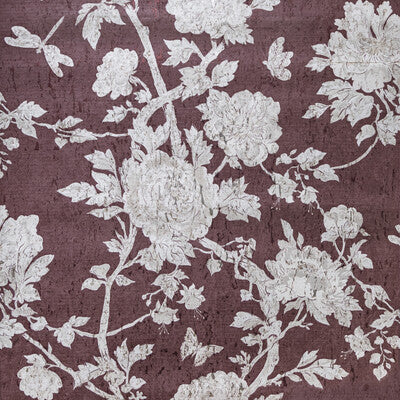 BRUNSCHWIG & FILS P8020109.909.0 LES PIVOINES WINE Wallpaper - Eade's Wallpaper