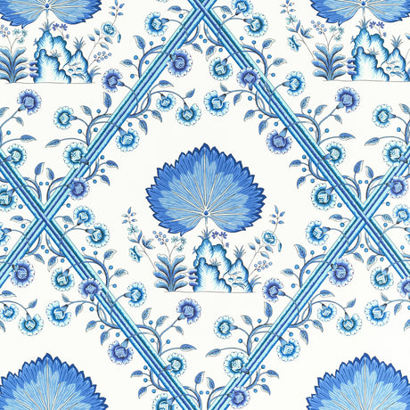 BRUNSCHWIG & FILS P8020112.5.0 LOIRE BLUE Wallpaper - Eade's Wallpaper
