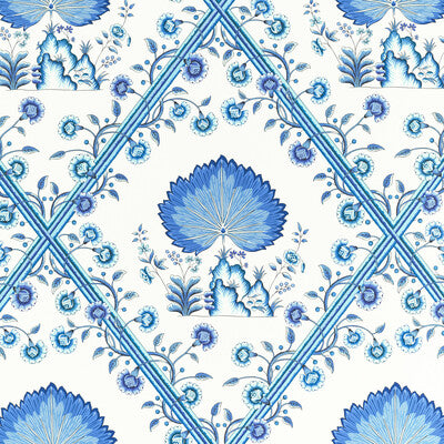 BRUNSCHWIG & FILS P8020112.5.0 LOIRE BLUE Wallpaper - Eade's Wallpaper
