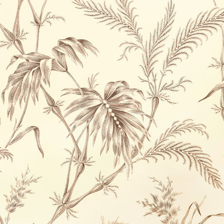 BRUNSCHWIG & FILS P8020113.106.0 LAUZIERE TAUPE Wallpaper - Eade's Wallpaper