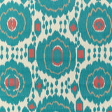 BRUNSCHWIG & FILS P8020114.3519.0 MAYENNE AQUA Wallpaper - Eade's Wallpaper