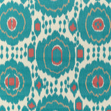 BRUNSCHWIG & FILS P8020114.3519.0 MAYENNE AQUA Wallpaper - Eade's Wallpaper