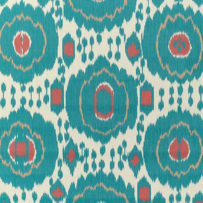 BRUNSCHWIG & FILS P8020114.3519.0 MAYENNE AQUA Wallpaper - Eade's Wallpaper