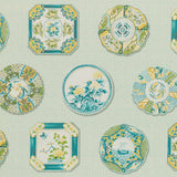 BRUNSCHWIG & FILS P8020115.3516.0 BONCHAMP AQUA Wallpaper - Eade's Wallpaper