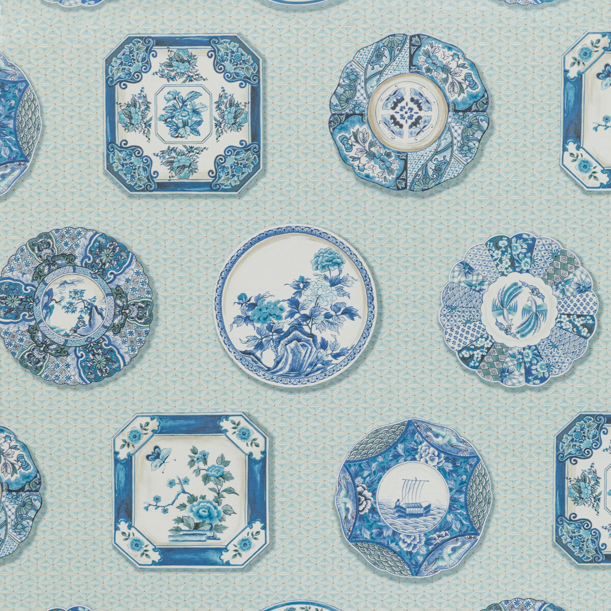 BRUNSCHWIG & FILS P8020115.5.0 BONCHAMP BLUE Wallpaper - Eade's Wallpaper