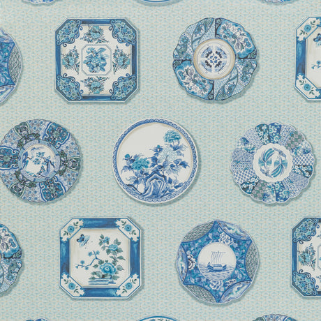 BRUNSCHWIG & FILS P8020115.5.0 BONCHAMP BLUE Wallpaper - Eade's Wallpaper