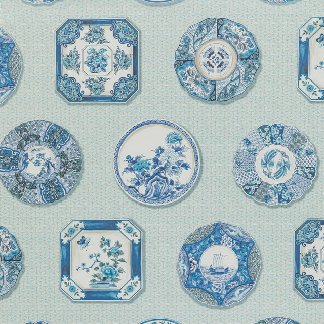 BRUNSCHWIG & FILS P8020115.5.0 BONCHAMP BLUE Wallpaper - Eade's Wallpaper