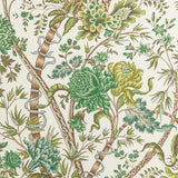 BRUNSCHWIG & FILS P8022100.333.0 LUBERON GREEN/LEAF Wallpaper - Eade's Wallpaper