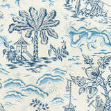 BRUNSCHWIG & FILS P8022101.55.0 VALENSOLE NAVY/SKY Wallpaper - Eade's Wallpaper