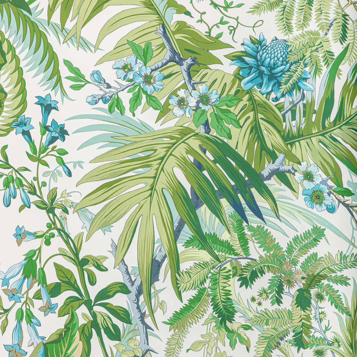 BRUNSCHWIG & FILS P8022111.153.0 MAJORELLE MIST Wallpaper - Eade's Wallpaper