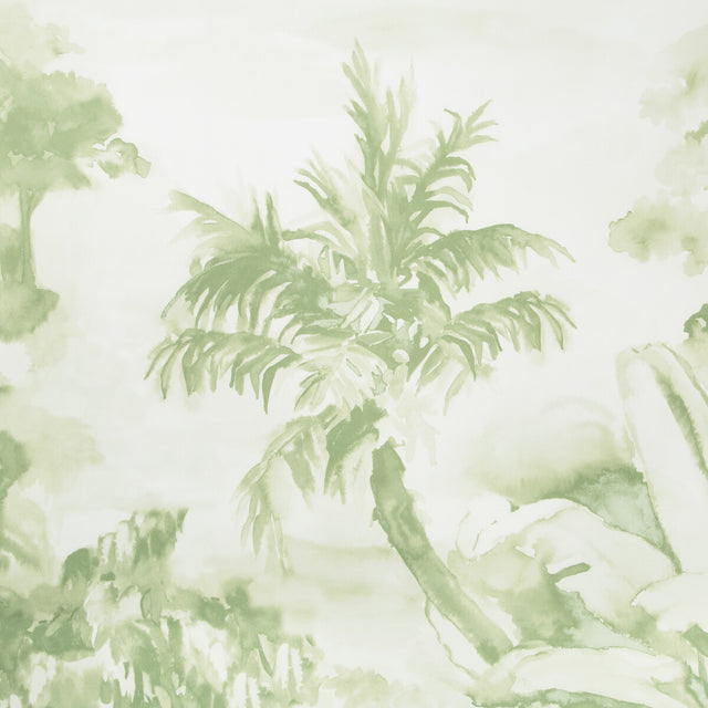 BRUNSCHWIG & FILS P8022112.3.0 NOUVELLE GREEN Wallpaper - Eade's Wallpaper