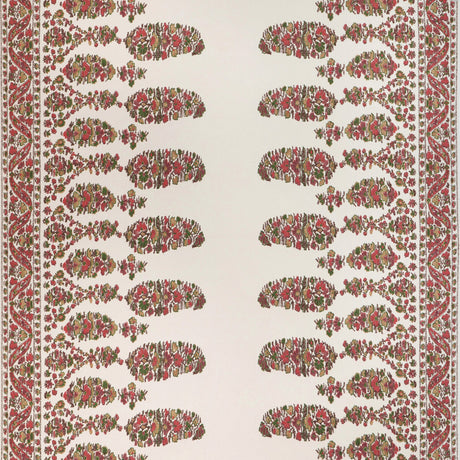BRUNSCHWIG & FILS P8023104.73.0 VISAN ROSE/LEAF Wallpaper - Eade's Wallpaper