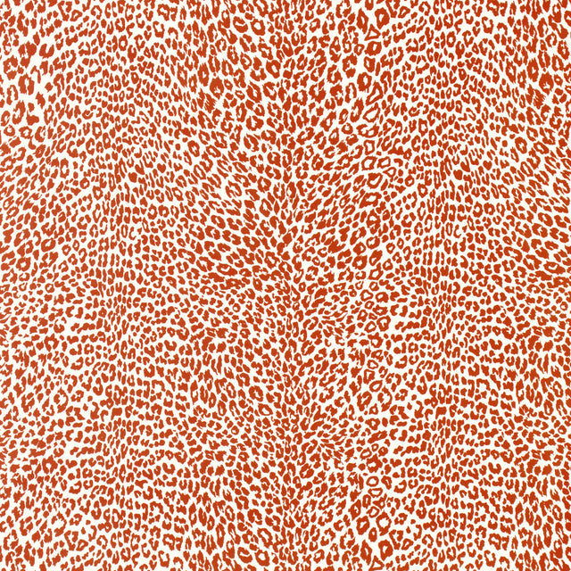 BRUNSCHWIG & FILS P8023107.12.0 PETIT LEOPARD ORANGE Wallpaper - Eade's Wallpaper