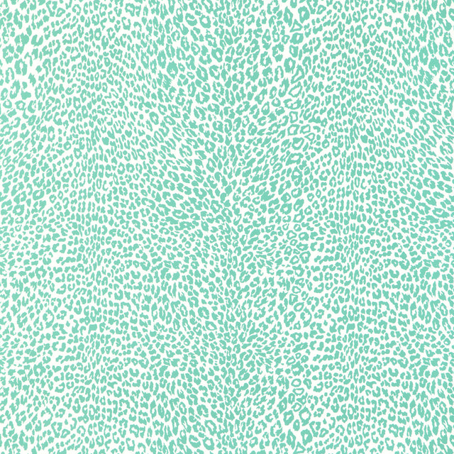 BRUNSCHWIG & FILS P8023107.13.0 PETIT LEOPARD AQUA Wallpaper - Eade's Wallpaper