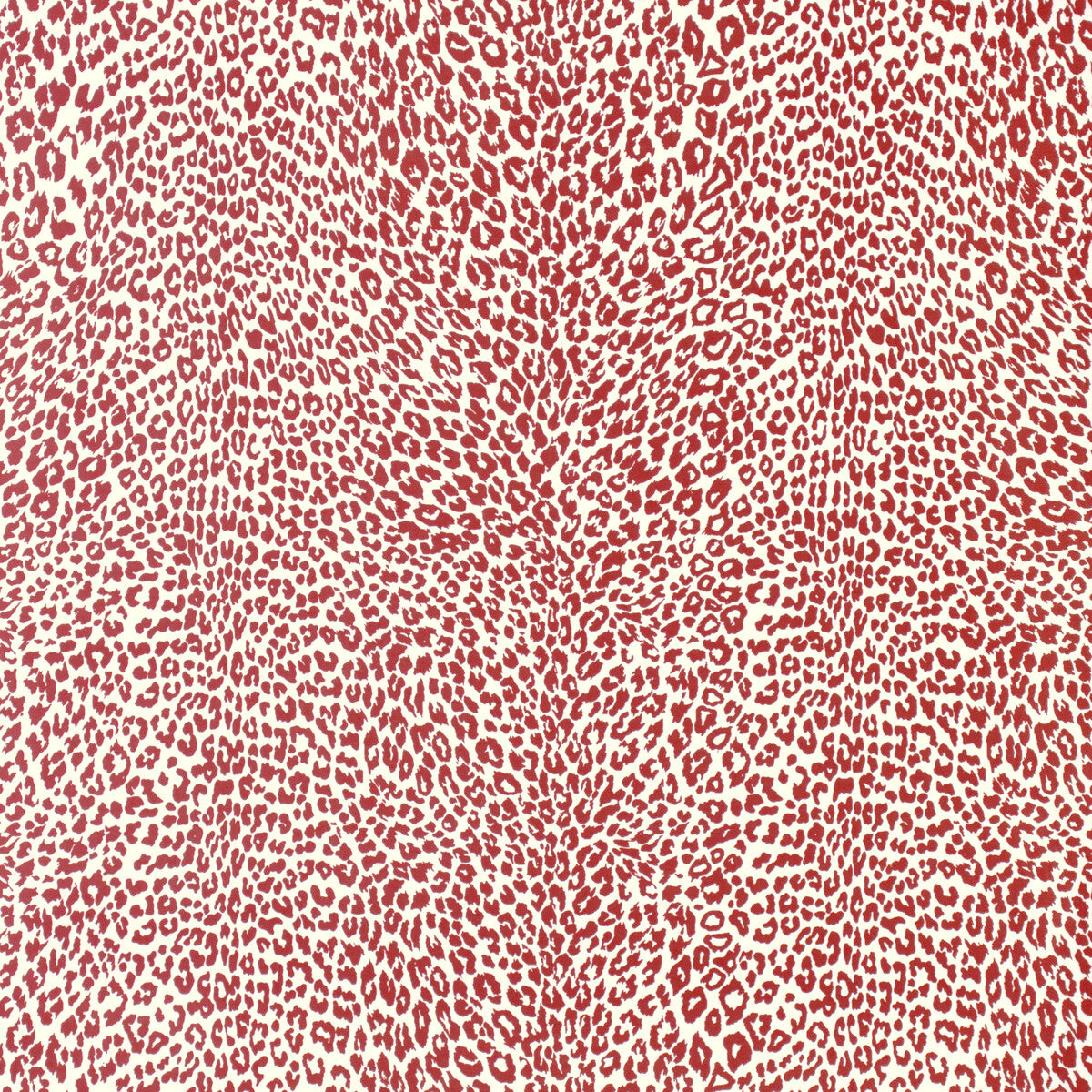 BRUNSCHWIG & FILS P8023107.9.0 PETIT LEOPARD ROUGE Wallpaper - Eade's Wallpaper