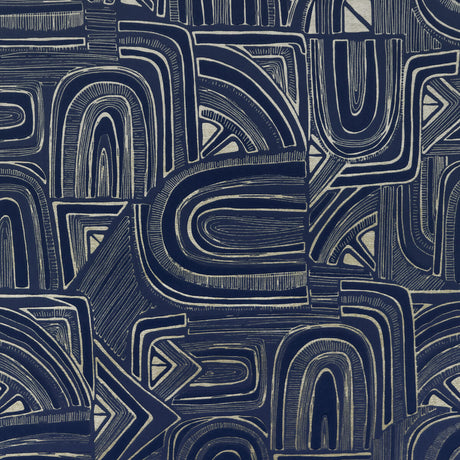 BRUNSCHWIG & FILS P8023113.5.0 TIMBRE LAPIS Wallpaper - Eade's Wallpaper