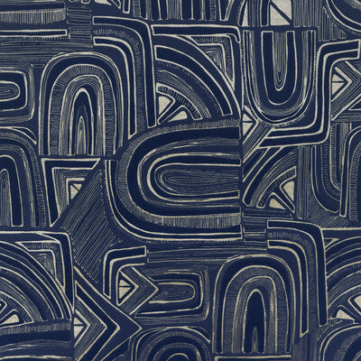 BRUNSCHWIG & FILS P8023113.5.0 TIMBRE LAPIS Wallpaper - Eade's Wallpaper