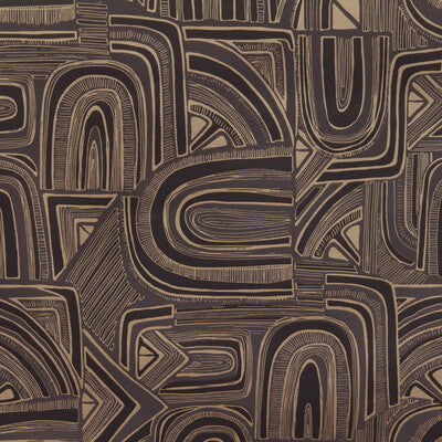BRUNSCHWIG & FILS P8023113.6.0 TIMBRE EBONY Wallpaper - Eade's Wallpaper