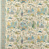 BRUNSCHWIG & FILS P8024100.153.0 SHALIMAR AQUA/LEAF Wallpaper - Eade's Wallpaper
