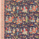 BRUNSCHWIG & FILS P8024100.519.0 SHALIMAR NAVY/RED Wallpaper - Eade's Wallpaper