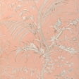 BRUNSCHWIG & FILS P8024101.1216.0 BIRD AND THISTLE II PEACH Wallpaper - Eade's Wallpaper