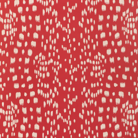 BRUNSCHWIG & FILS P8024102.19.0 LES TOUCHES REVERSE RED Wallpaper - Eade's Wallpaper
