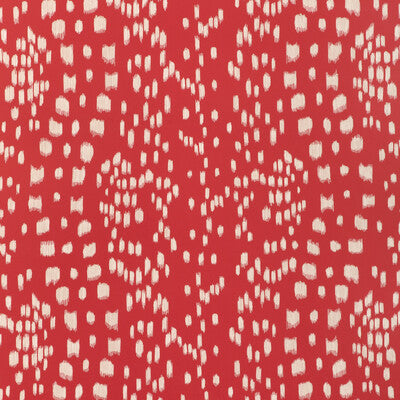BRUNSCHWIG & FILS P8024102.19.0 LES TOUCHES REVERSE RED Wallpaper - Eade's Wallpaper