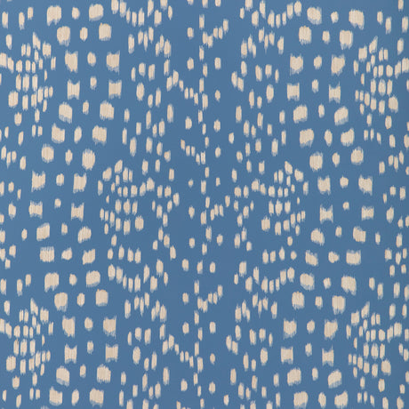BRUNSCHWIG & FILS P8024102.5.0 LES TOUCHES REVERSE BLUE Wallpaper - Eade's Wallpaper