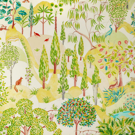 BRUNSCHWIG & FILS P8024111.33.0 FOLKLORE LEAF Wallpaper - Eade's Wallpaper