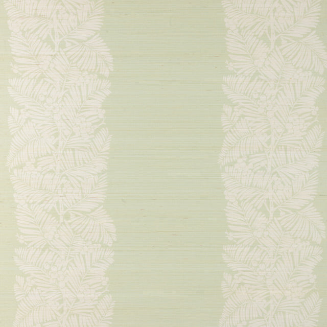 BRUNSCHWIG & FILS P8024114.3.0 PALMAR SISAL GREEN Wallpaper - Eade's Wallpaper