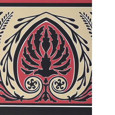 BRUNSCHWIG & FILS FRISE PALMETTE P8025103.1619.0 in RED Fabr