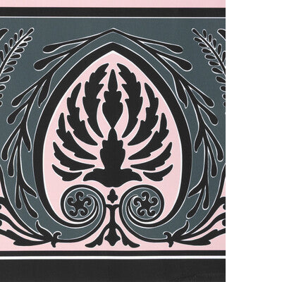 BRUNSCHWIG & FILS FRISE PALMETTE P8025103.711.0 in PINK Fabr