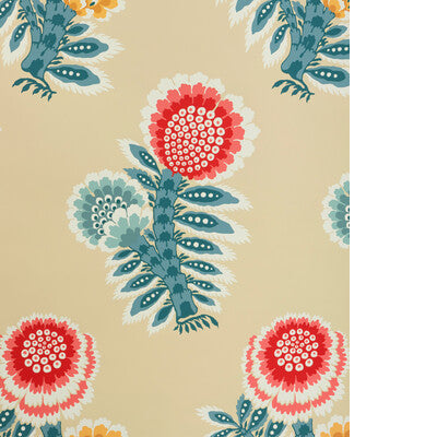 BRUNSCHWIG & FILS KUMALY P8025111.195.0 in RED/BLUE Wallpape