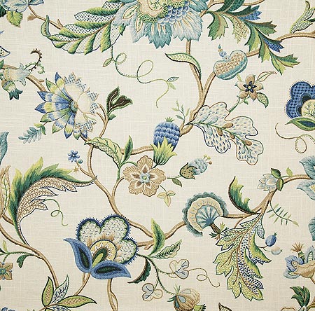 Pindler FLORANOVA SAPPHIRE P9102 Fabric - Fabric Collection