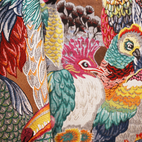 JF Studio 45-SJ101 PARROTS Fabric - Eade's Wallpaper & Fabric