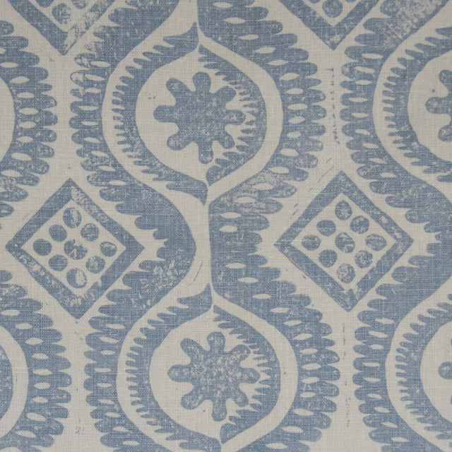 LEE JOFA PBFC-3501.15.0 DAMASK BLUE Wallpaper - Eade's Wallpaper