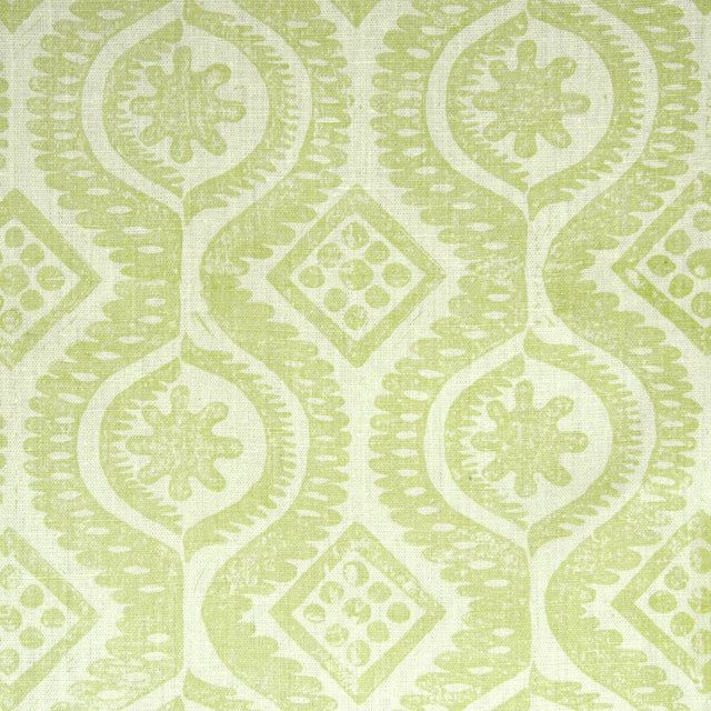 LEE JOFA PBFC-3501.23.0 DAMASK LIME Wallpaper - Eade's Wallpaper