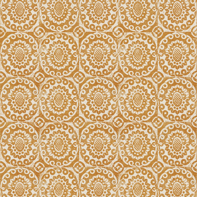 LEE JOFA PBFC-3512.12.0 PINEAPPLE WALL TANGERINE Wallpaper - Eade's Wallpaper