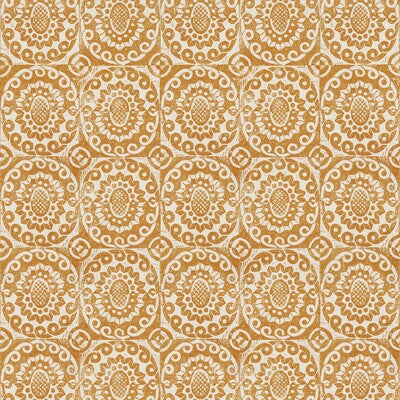 LEE JOFA PBFC-3512.12.0 PINEAPPLE WALL TANGERINE Wallpaper - Eade's Wallpaper