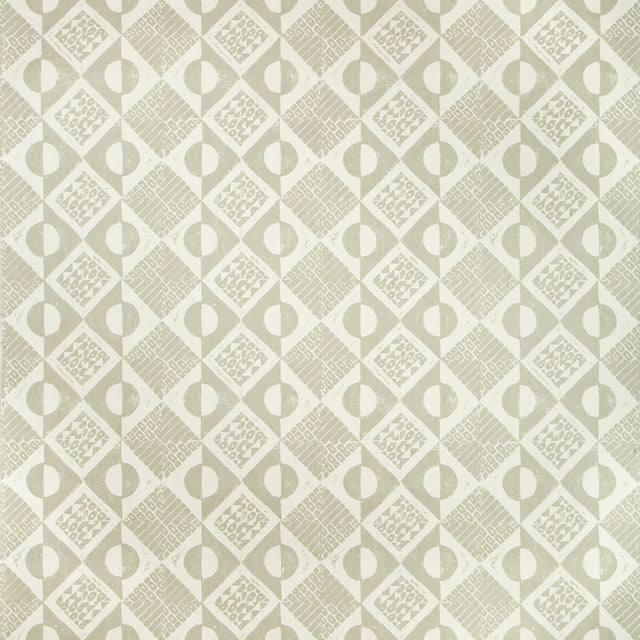 LEE JOFA PBFC-3519.113.0 CIRCLES AND SQUARES WP DOVE Wallpaper - Eade's Wallpaper