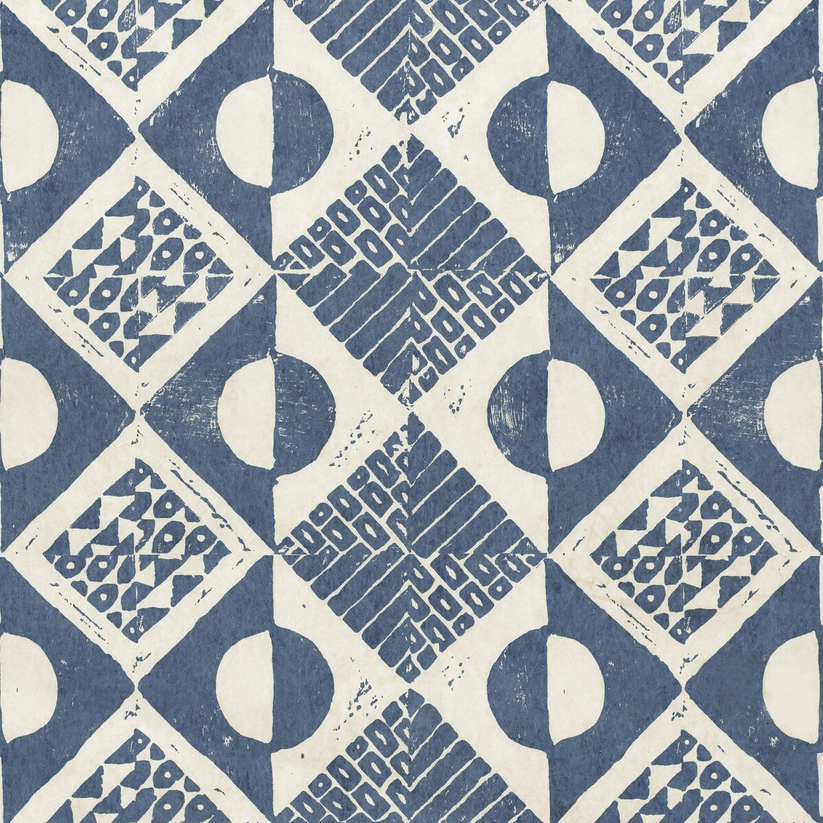 LEE JOFA PBFC-3519.5.0 CIRCLES AND SQUARES WP AZURE Wallpaper - Eade's Wallpaper