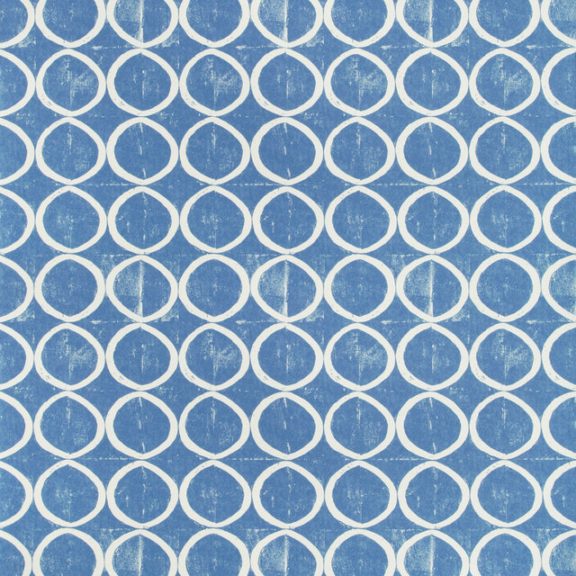 LEE JOFA PBFC-3520.5.0 CIRCLES WALLPAPER AZURE Wallpaper - Eade's Wallpaper