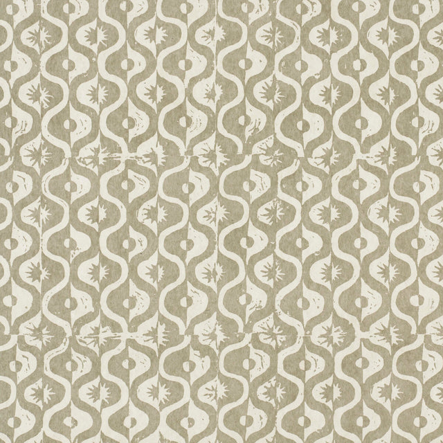 LEE JOFA PBFC-3523.106.0 SMALL MEDALLION WP STONE Wallpaper - Eade's Wallpaper