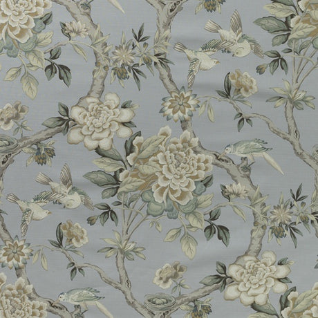 Mitchell MDS FF-2106-26 Animals/Birds,Floral,Traditional Morningside-Platinum - Eade's Wallpaper