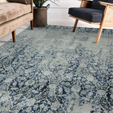 Amer Rugs PEA70203 Pearl Water Blue Area Rug
