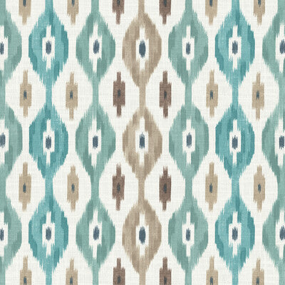 PURE EDIT FERGANA PEF100014.35.0 in TEAL Wallpaper - THE PUR