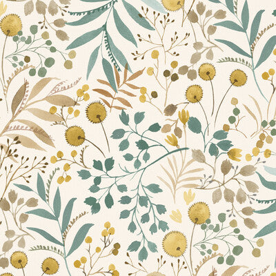 PURE EDIT HINA PEF100017.354.0 in MARIGOLD Wallpaper - THE P